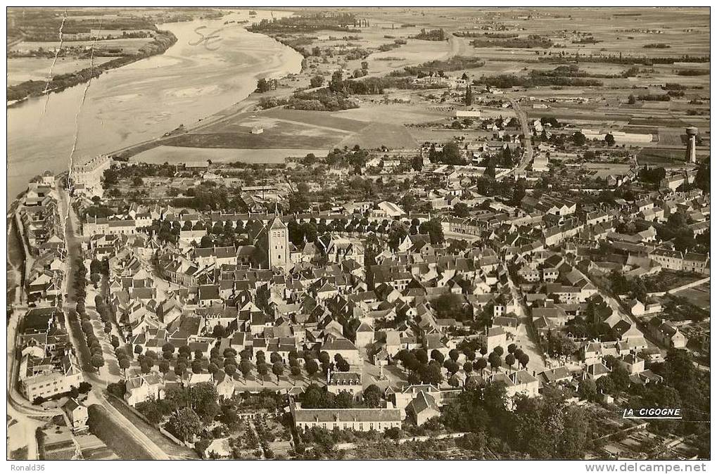 CP 45 JARGEAU Vue Générale Aérienne - Jargeau