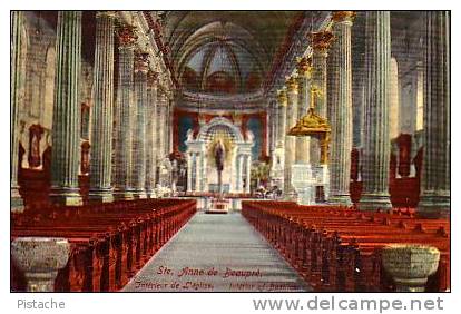 Ste-Anne-de-Beaupré Québec - Intérieur Église Basilique Interior Church Basilica  - Neuve - Ste. Anne De Beaupré