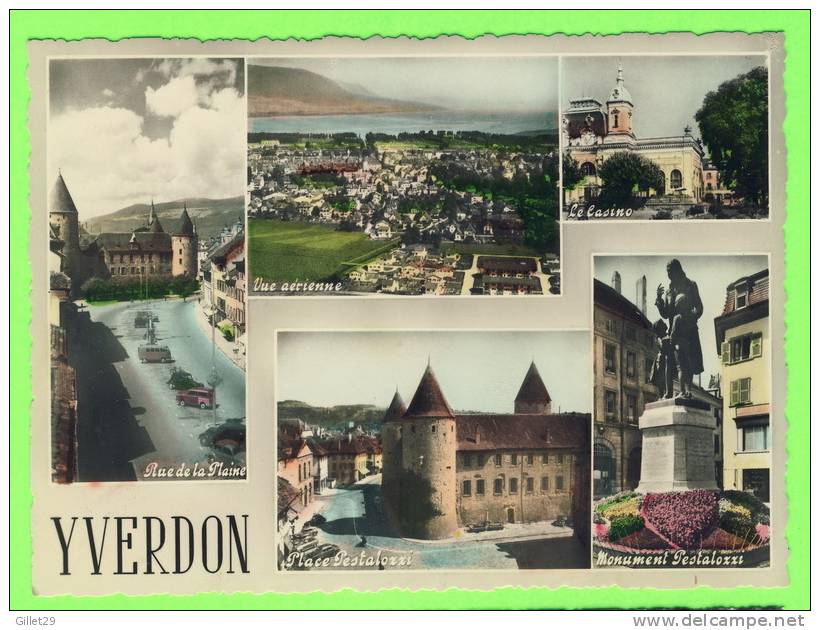 YVERDON, SUISSE - 5 MULTIVUES - PHOTO EDIT. O. SARTORI - - Yverdon-les-Bains 