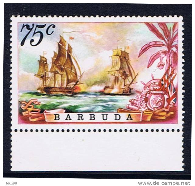 Barbuda+ 1975 Mi 225** Seeschlacht - Barbuda (...-1981)