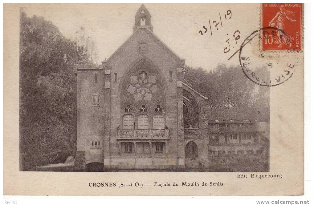 91 CROSNE Façade Du Moulin De Senlis - Crosnes (Crosne)