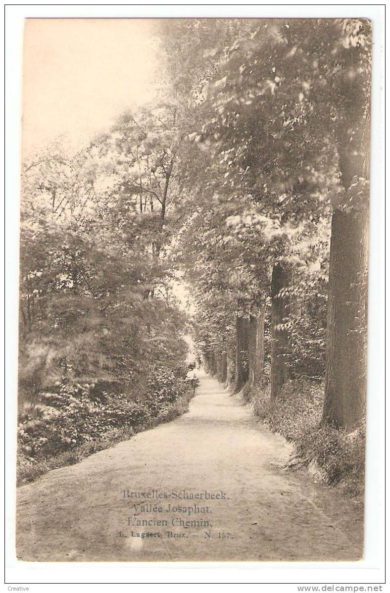 Vallée Josaphat , L'ancien Chemin  Bruxelles-Schaerbeek - Schaerbeek - Schaarbeek