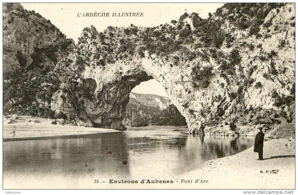 CPA Environs D'Aubenas - Pont D'Arc - Aubenas