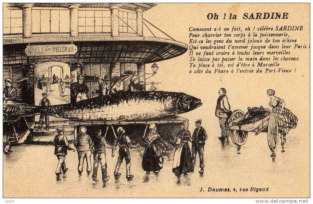 Oh ! La SARDINE - Poissons Et Crustacés