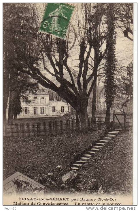 91 EPINAY SOUS SENART Maison De Convalescence La Grotte Et La Source - Crosnes (Crosne)