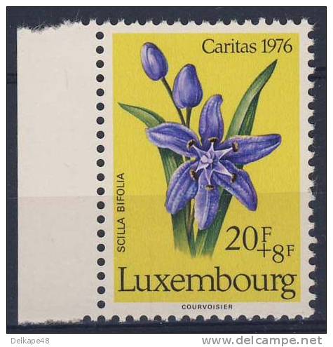 Luxemburg Luxembourg 1976 Mi 940 YT 890 ** Scillabifolia: Scille à Deux Feuilles / Zweiblättrige Blaustern / Hyacinth - Neufs
