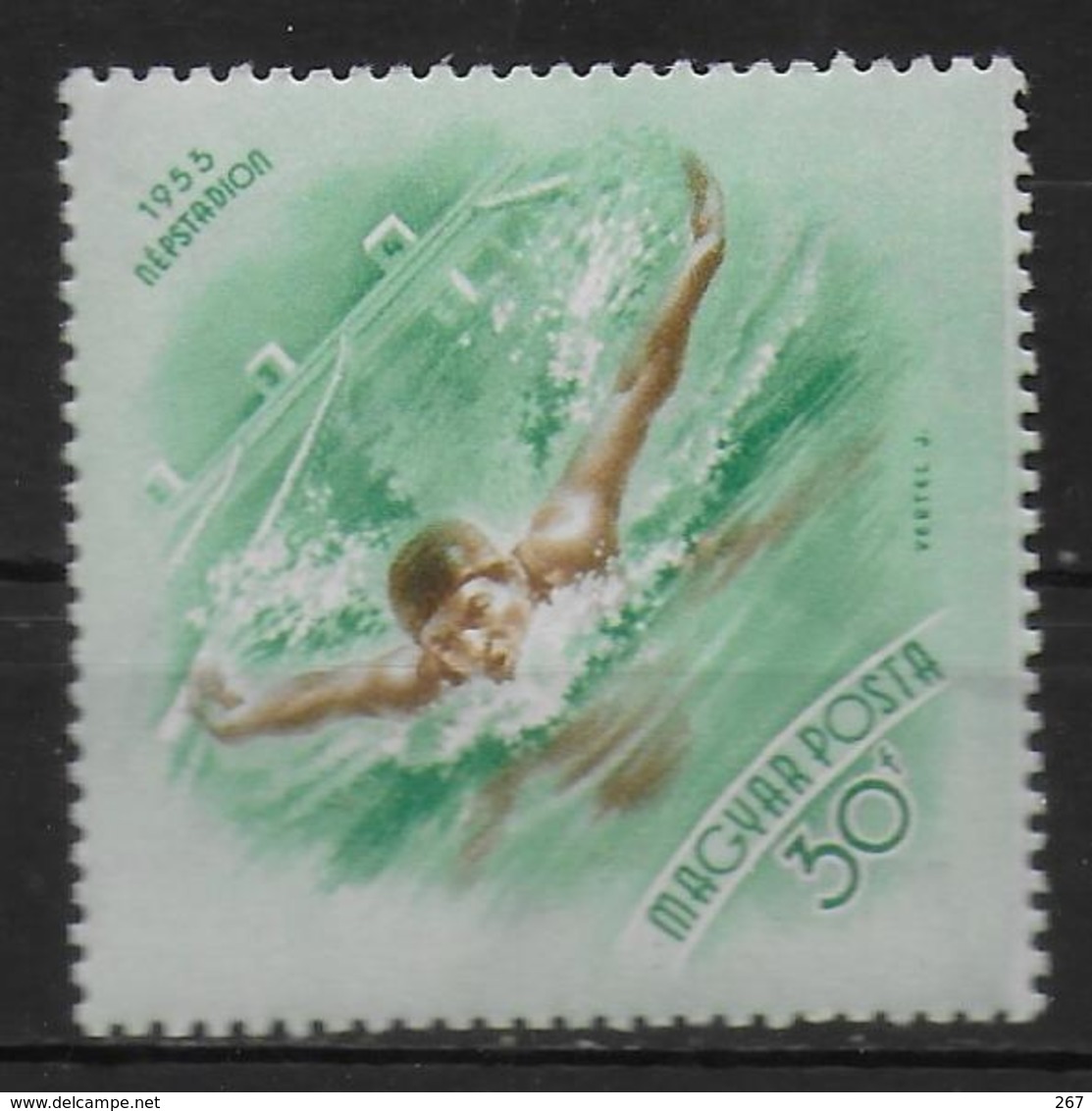 HONGRIE   N° 1098 * *  Natation - Swimming