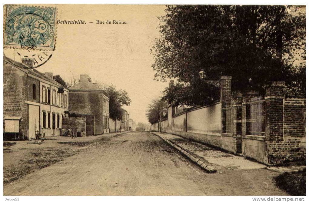 Betheniville ( Marne ) - Rue De Reims - Bétheniville