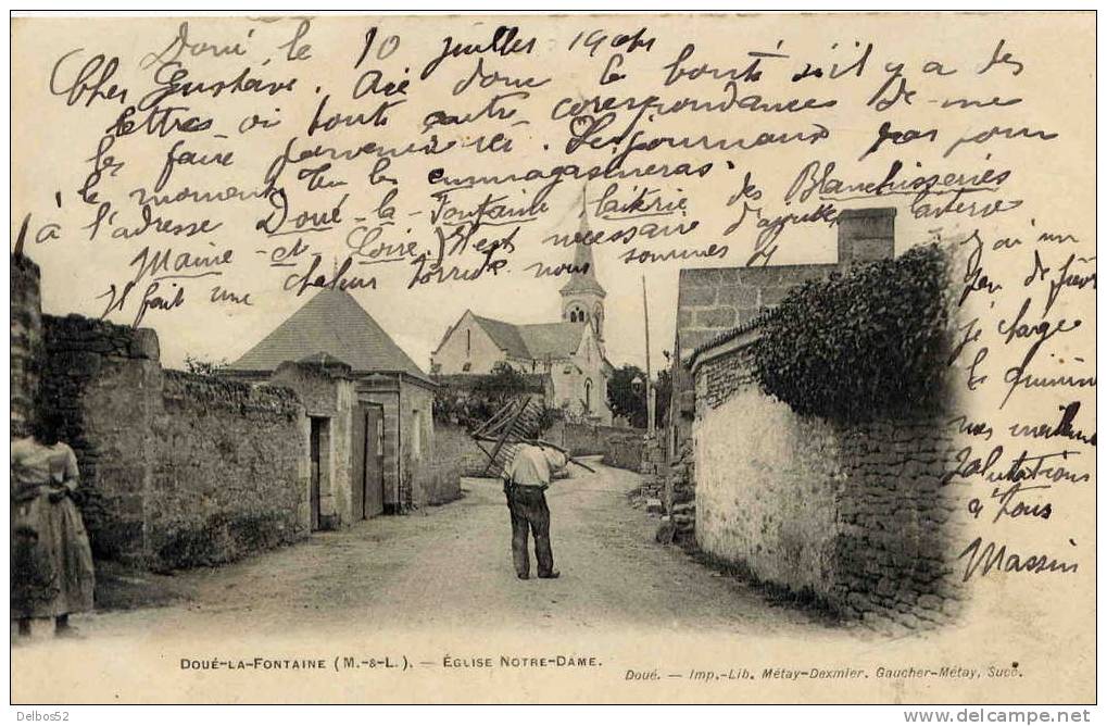 Doué La Fontaine ( Maine Et Loire ) - Eglise Notre-Dame - Doue La Fontaine