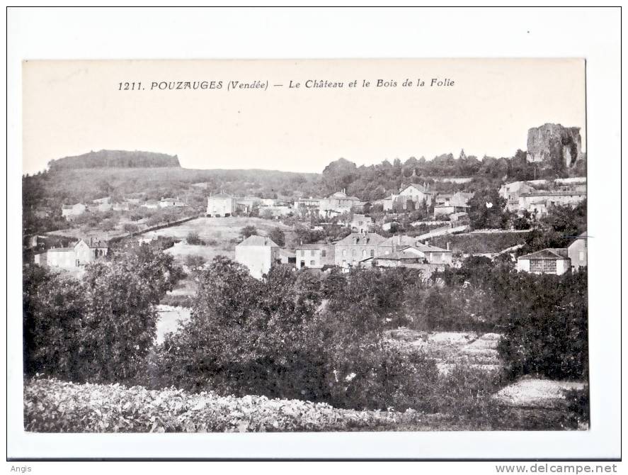 CPA---85---- Pouzauges----CHATEAU-----BOIS De La FOLIE - Pouzauges