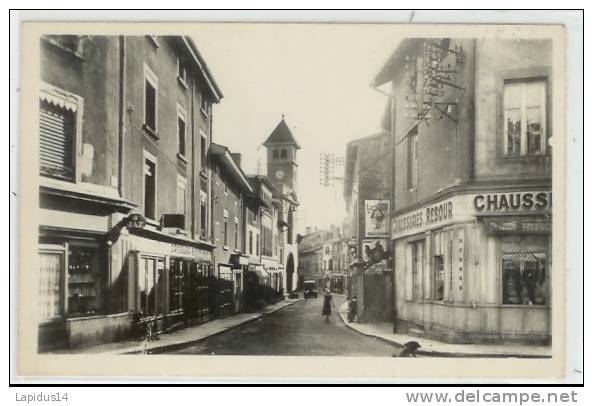 D 970 /CPSM    MONTLUEL  (ain) GRANDE RUE - Montluel