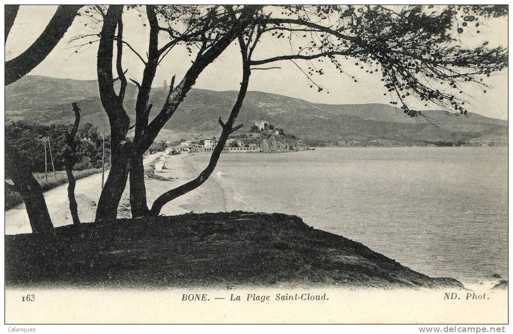 CPA Bone - La Plage Saint Cloud - Annaba (Bône)