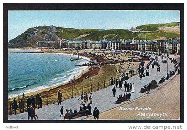 5 Early Postcards Aberystwyth Cardigan Wales - Ref B146 - Cardiganshire