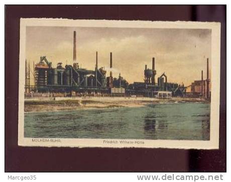 30214 Mülheim-rhur Friedrich Wilheim-hütte  édit.I.W.B. N° 37 Industrie  Belle Carte - Muelheim A. D. Ruhr