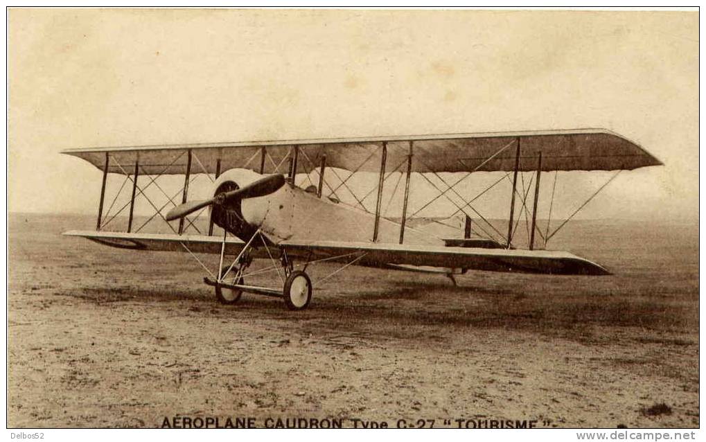 Aviation , Aéroplane Caudron Type C-27 " Tourisme " - Autres & Non Classés