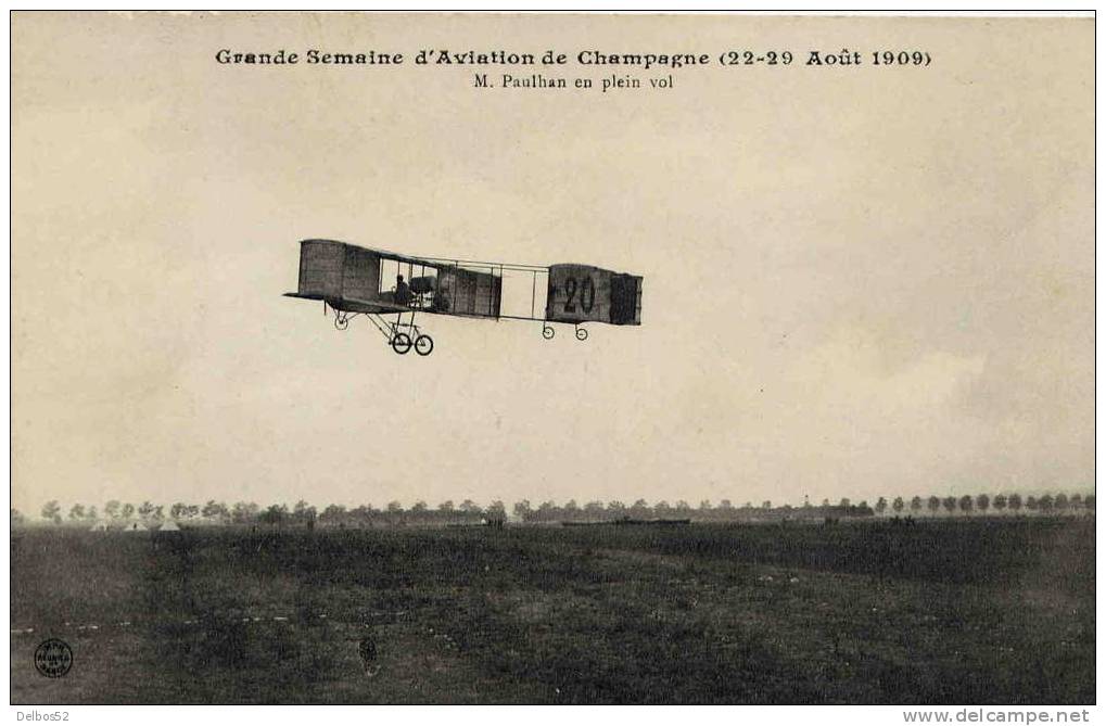 Aviation , Grande Semain D'Aviation De Champagne (  22 / 29 Août 1909 ) - Andere & Zonder Classificatie