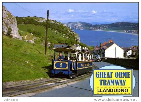 Great Orme Tramway-Llandudno,North Wales - Caernarvonshire