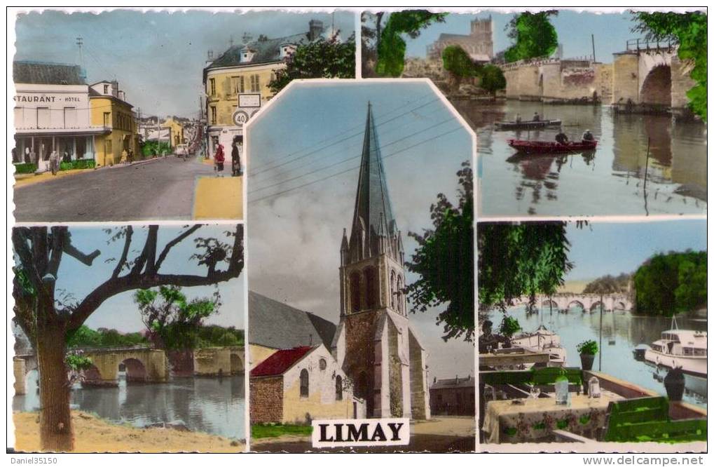 Souvenir De LIMAY (S.-et-O.) CPSM Petit Format écrite - Limay