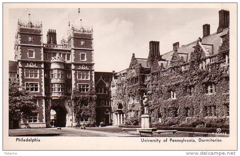 Philadelphia PA - University Of Pennsylvania Université - Photo Véritable - Jamais Utilisée - Philadelphia