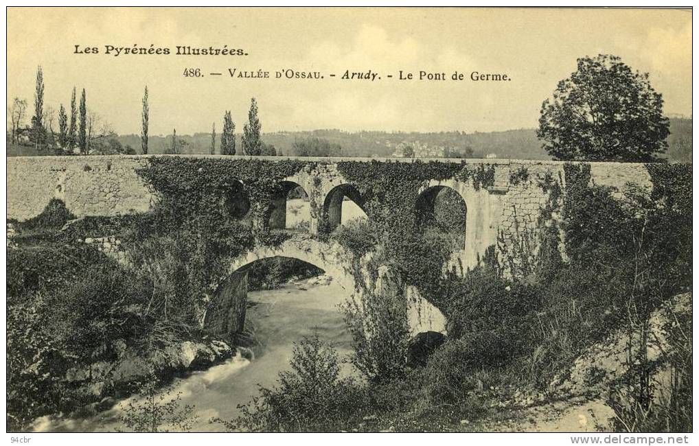 CPA (64)  ARUDY Le Pont De Germe - Arudy