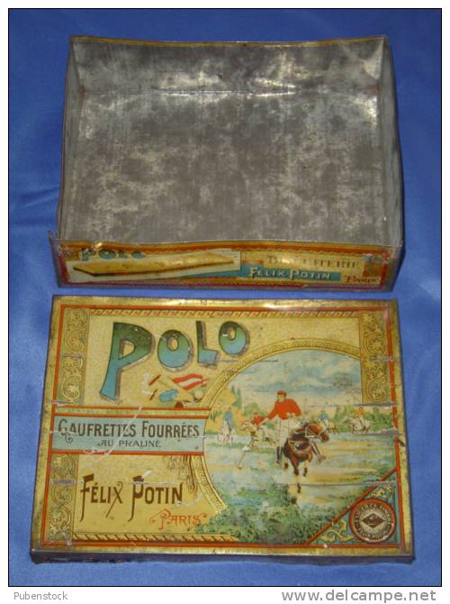 Boîte Métal "GAUFRETTES FELIX POTIN" Polo - Boîtes