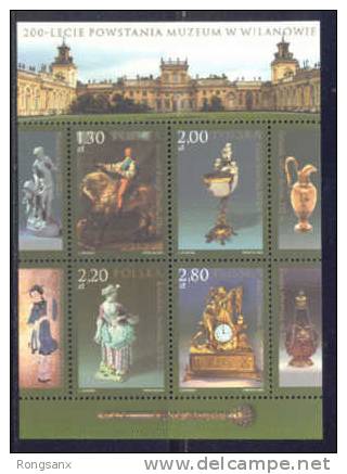 2005 POLAND VILANOV MUSEUM ART SHEETLET - Neufs