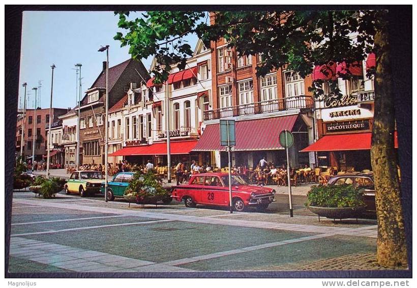 Netherlands,Eindhoven,Discotheque,"Carlton",Cafe,Cars,Racing,Parked,postcard - Eindhoven