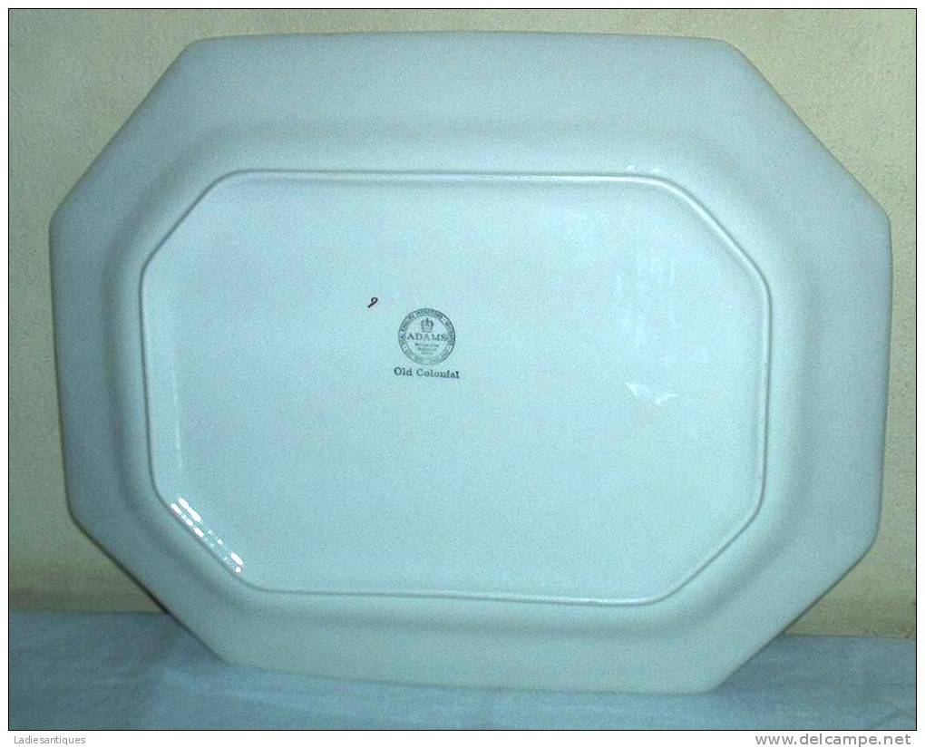 ADAMS Old Colonial -  Plat - Schaal - Tray- AS 1935 - Ohne Zuordnung