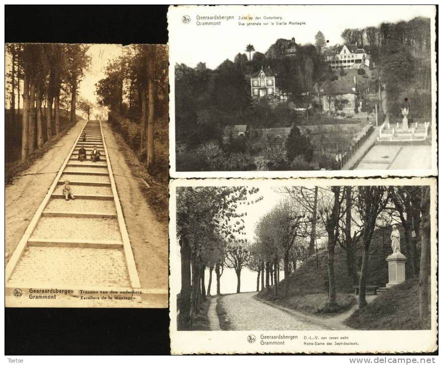 Geraardsbergen - 3PK- Trappen -Zicht Op Den Oudenberg - OLV Van Zeven Weën - Geraardsbergen