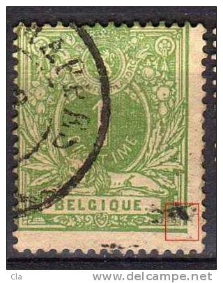 26  Obl  V Balasse Cadre Ouvert - 1869-1888 Lion Couché