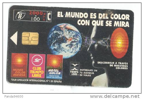Espagne El Mundo Es Del Color Con Que Se Mira Globe Terrestre Visage - Basisausgaben