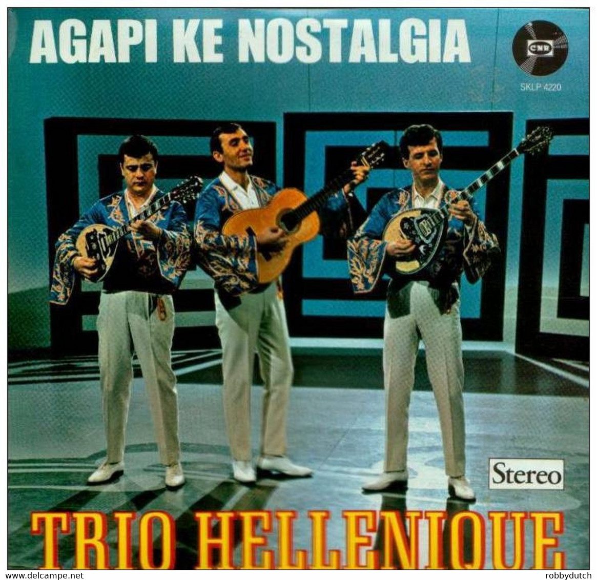 * LP * TRIO HELLENIQUE - AGAPI KE NOSTALGIA (Holland 1965) - Country Y Folk