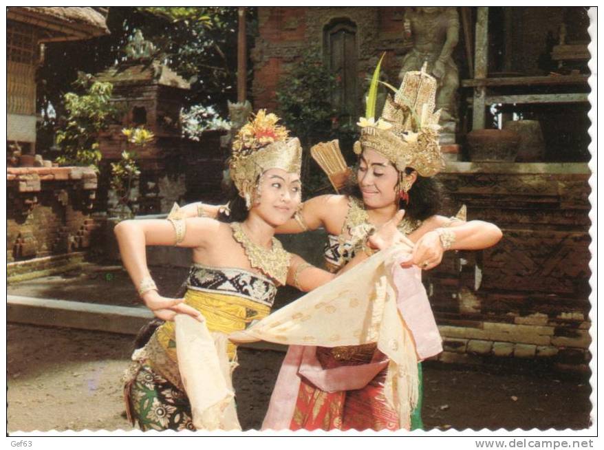 Bali - The Main Figures Of The Ramayana Dance - Indonésie