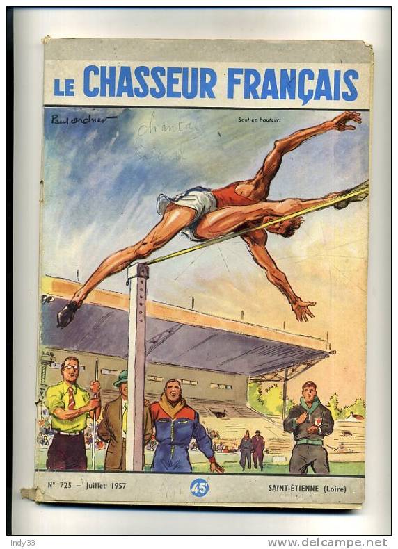 - CHASSEUR FRANCAIS . N°725  JUIL.57 - Caza/Pezca