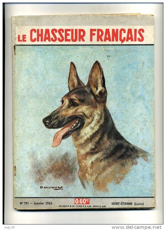 - CHASSEUR FRANCAIS . JANV. 63 - Chasse & Pêche