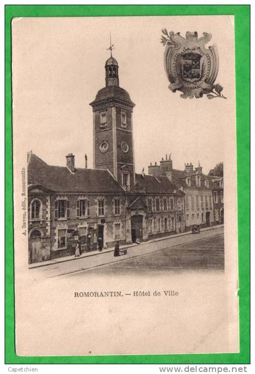 ROMORANTIN - HOTEL DE VILLE  - Carte Centenaire - Romorantin