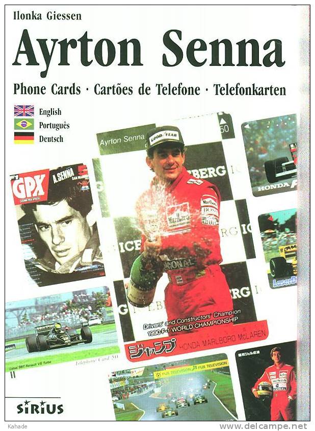 Japan Phonecard Ayrton Senna Katalog Von Sirius - Livres & CDs