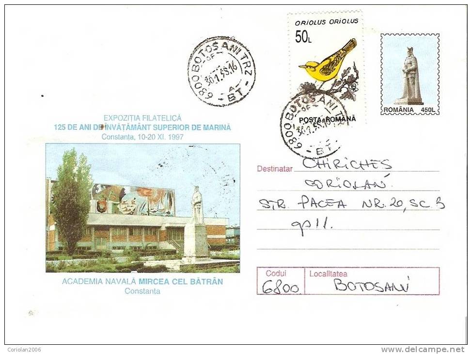 Romania / Postal Stationery / Marine Acaddemy - Maritime