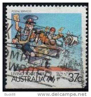 AUSTRALIE AUSTRALIA 1056 (o) La Vie En Australie Par La Bande Dessinée : Les Services Postaux (comics Strip Bédé Cartoon - Bandes Dessinées