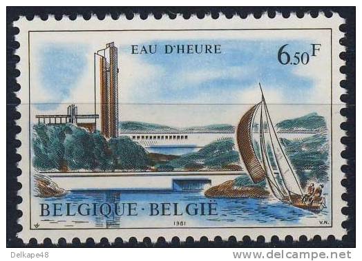 Belgie Belgique Belgium 1981 Mi 2064 YT 2012 ** Barrages De L´Eau D´Heure / Talsperren / Stuwdam / Dam - Ponti