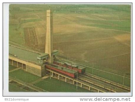 Ronquières - Vue Aerienne Du Plan Incliné (photo G. Mathieu Bruxelles ) (Braine Le Comte - 's Gravenbrakel) - Braine-le-Comte