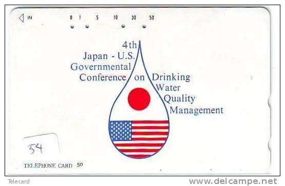 Phonecard USA  Related - Telecarte USA Reliée (54) - Telefonkarte USA Verbunden - Japan - - Landschappen