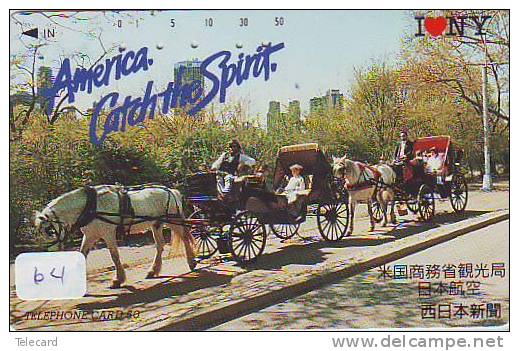 Phonecard USA  Related - Telecarte USA Reliée (64) - Telefonkarte USA Verbunden - Japan - - Landscapes