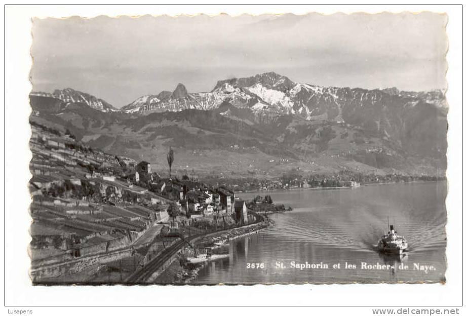 OLD FOREIGN 0198 - SUISSE - SWISS - ST SAPHORIN - Saint-Saphorin