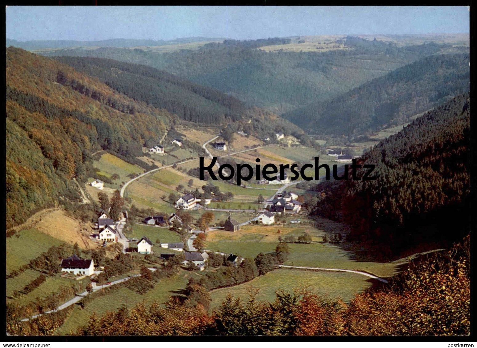 ÄLTERE POSTKARTE ERKENSRUHR PANORAMA TOTALANSICHT GESAMTANSICHT EIFEL Simmerath Cpa Postcard AK Ansichtskarte - Simmerath