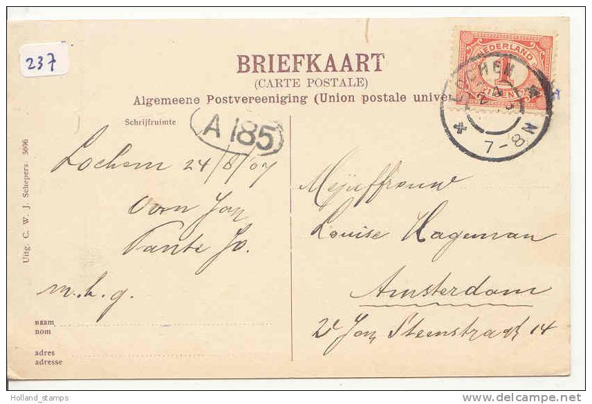 ANSICHTKAART (237) LOCHEM DE CLOESE POSTSTEMPEL 24-08-1907 - Lochem