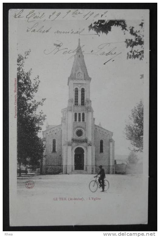 07 Le Teil Eglise    D07D  K07346K  C07319C RH024741 - Le Teil