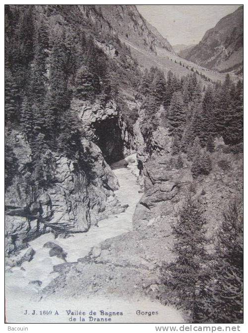 Val De Bagnes Gorges De La Dranse. Oblitérée Fionnay. - Bagnes