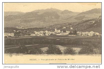 BOEGE 74 - Vue Générale Et Pointe De Miribel - 11.8.1916 - 868 - Boëge