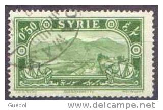 Syrie Obl. N° 156 Site - ALEXANDRETTE Le 0.50 Vert Jaune - Gebraucht